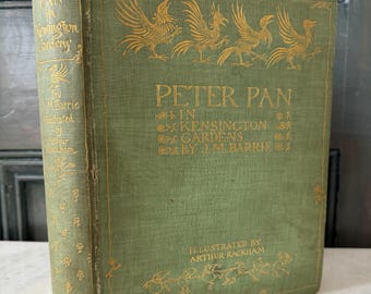 Peter Pan in Kensington Gardens, JM Barrie, illustrated by Arthur Rackham, ca 1912, Hodder & Stoughton