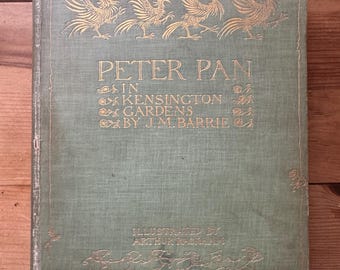 Peter Pan in Kensington Gardens, JM Barrie, illustrated by Arthur Rackham, ca 1912, Hodder & Stoughton