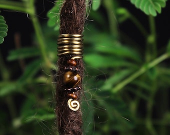 Dread jewelry, wire bead, wire dread bead, dread beads, boho dread jewelry