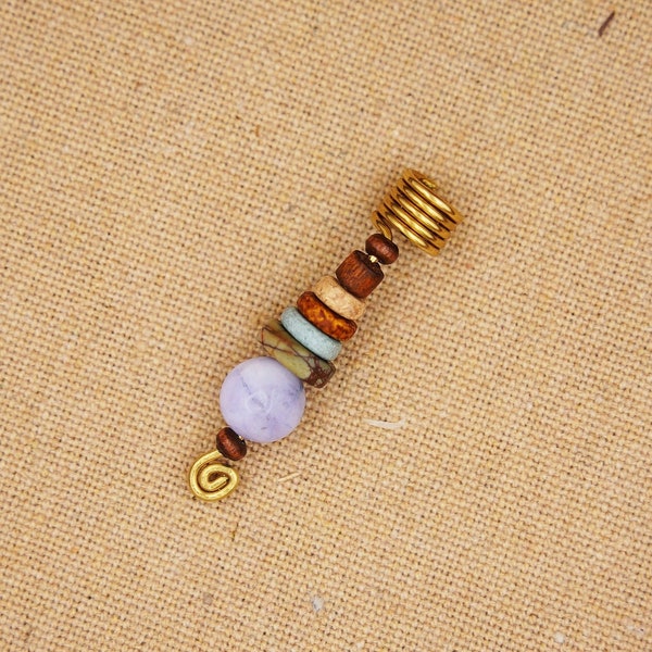 Bijoux | de fil de fer redoutés Perle métallique pour dreadlocks | Dreadperle | | pendentif Dreadlock boho | Hippie