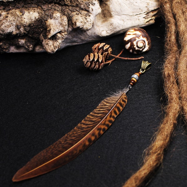 Redoutable les bijoux avec des | de plumes Dreadperle | Bijoux en plumes | Boho | Bijoux hippies | Dreadbead