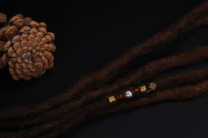 Dread Beads Boho Dread Jewelry Wire Dread Bead Wire Bead Dread Jewelry