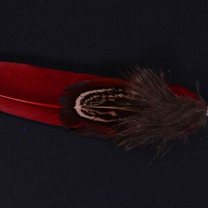 Dread Feather, Pendant with Feather, Natural Feather Jewelry image 7