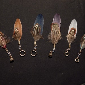 Dread Schmuck, Dread Bead, Dread Jewelry, Dread Feather, different Colours