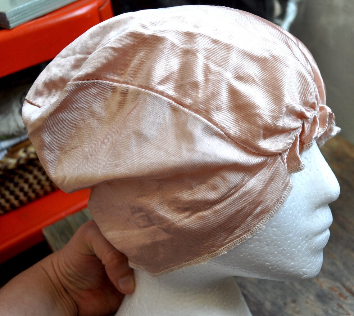 CLEARANCE Vintage Hair Curler Cover Cap. 1950s Pink Nylon Etsy