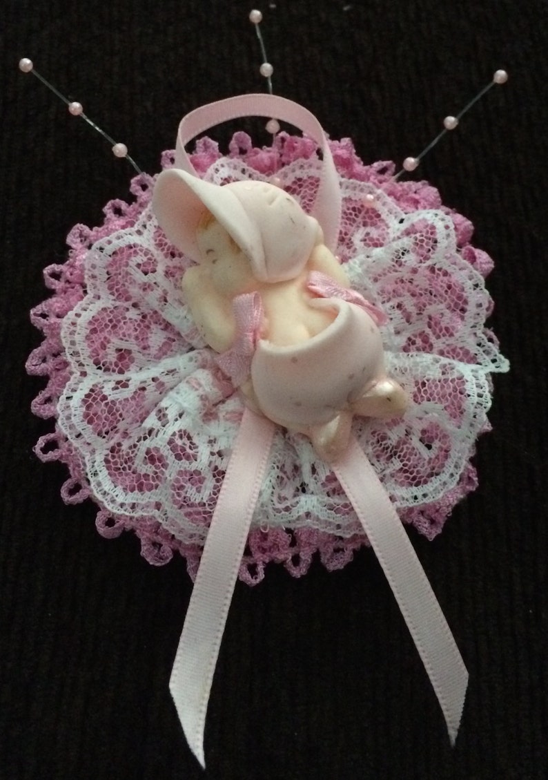 Baby Shower Guest Corsage Capias Etsy