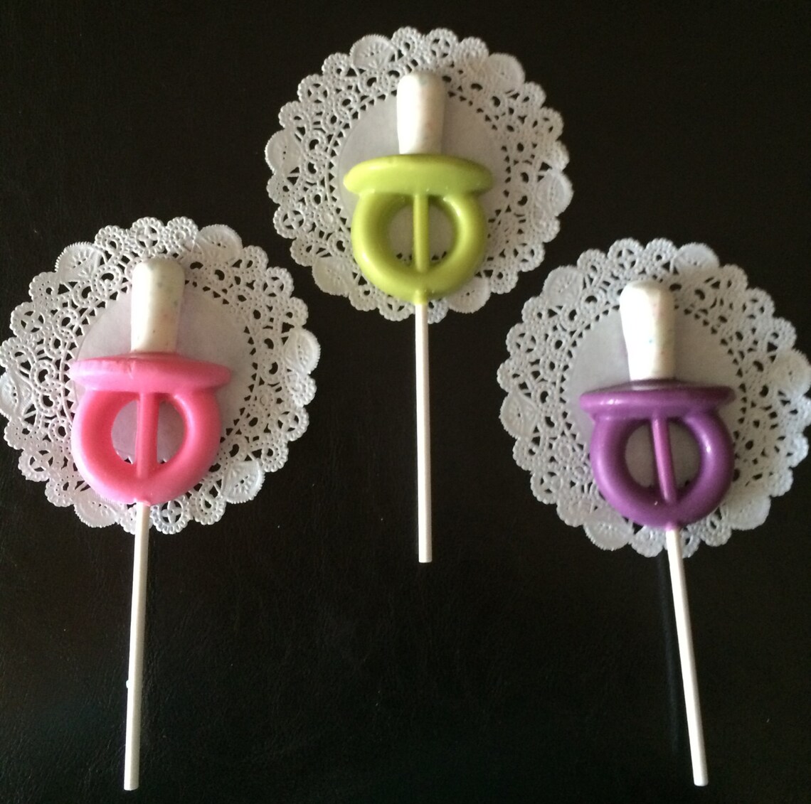 Baby Pacifier Chocolate Lollipops Etsy