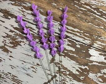 Felt Lavender Stems, Spring Tablescapes, Birthday Gift, Build Your Own Flower Bouquet, Graduation Present