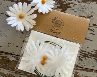 Daisy Stem Craft Kit, Spring Tablescapes, Felt Fun at Home, Fun Adults & Kids