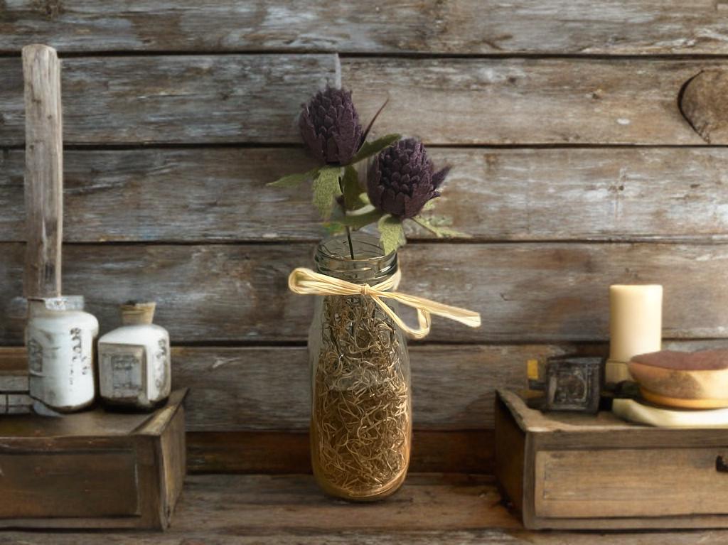 Felt Scottish Thistles, Purple Winter Tablescapes, Birthday Gift, Build Your Own Flower Bouquet, Graduation Present