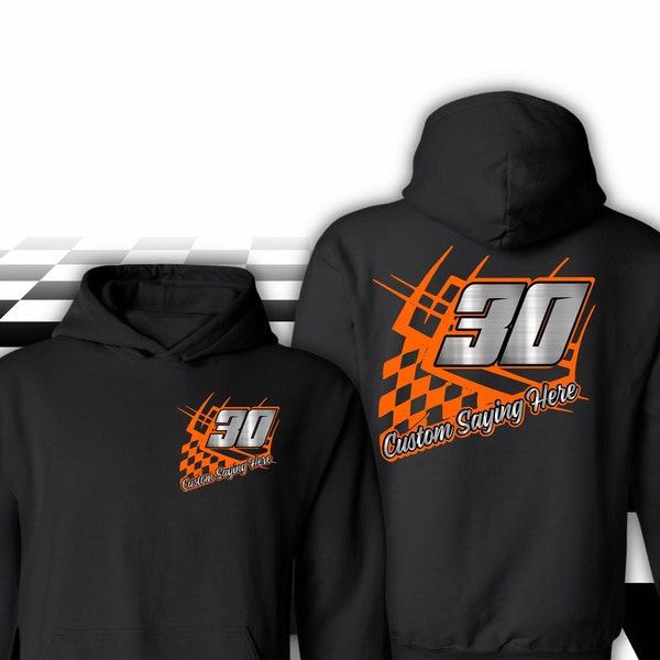 Racing Hoodie, Custom Racing Sweatshirt for Dirt Track Racing Hoodie, Race Wife, Race Girlfriend, Race Mom Hoodies