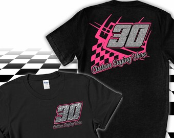 Custom Racing Shirt, Pit Crew, Dirt Track Shirt, Motorcycle Racing, BMX Racing Shirt, Go Kart Racing, MotoCross Racing