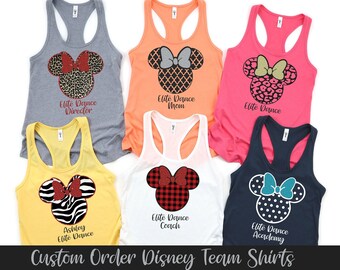 Envío rápido, camiseta de baile de Disney, camiseta de baile, camisetas de equipo de baile, camiseta de bailarín, camiseta de padre, camiseta de entrenador, camiseta de director