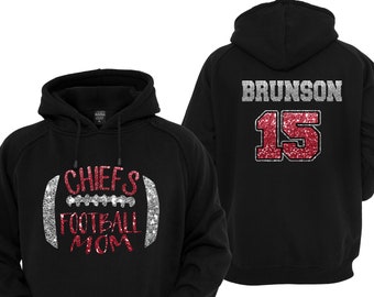 Bling Football  & Cheer Hoodie, Football Hoodie, Raglan Football Sister, Personalized Football Shirt, Friday Night Lights, Football Shirt