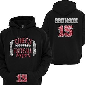 Bling Football  & Cheer Hoodie, Football Hoodie, Raglan Football Sister, Personalized Football Shirt, Friday Night Lights, Football Shirt