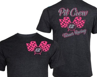 Custom Racing Shirt, Pit Crew, Dirt Track Shirt, Motorcycle Racing, BMX Racing Shirt, Go Kart Racing, MotoCross Racing Shirt