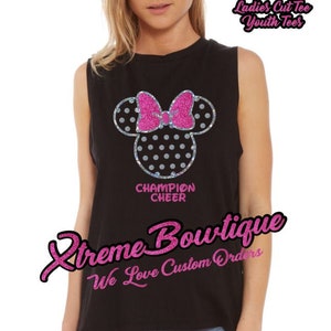 Fast Shipping, Disney Cheer Tank Top,  Disney Cheer Shirt, Disney Team Shirts, Disney Cheer Parent Shirt, Coach Shirt, Director shirt