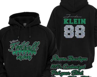Football Hoodie for Mom, Kids & Girlfriend, Friday Night Lights, Game Day Shirt, Cute Football Shirts, High School Football Shirts