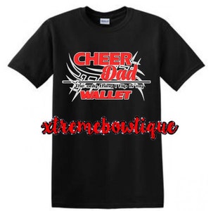 Cheer Dad Shirt,  Custom Cheer Shirt, Personalized Cheer Shirt, Cheerleading Shirt, Cheer Team Shirt,  Cheerleader Shirt, Fast shipping