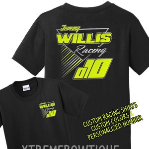 Custom Racing Shirt, Pit Crew Shirt, Dirt Track Shirt,  Racing Shirt, Race Team Shirt, Shop Today!