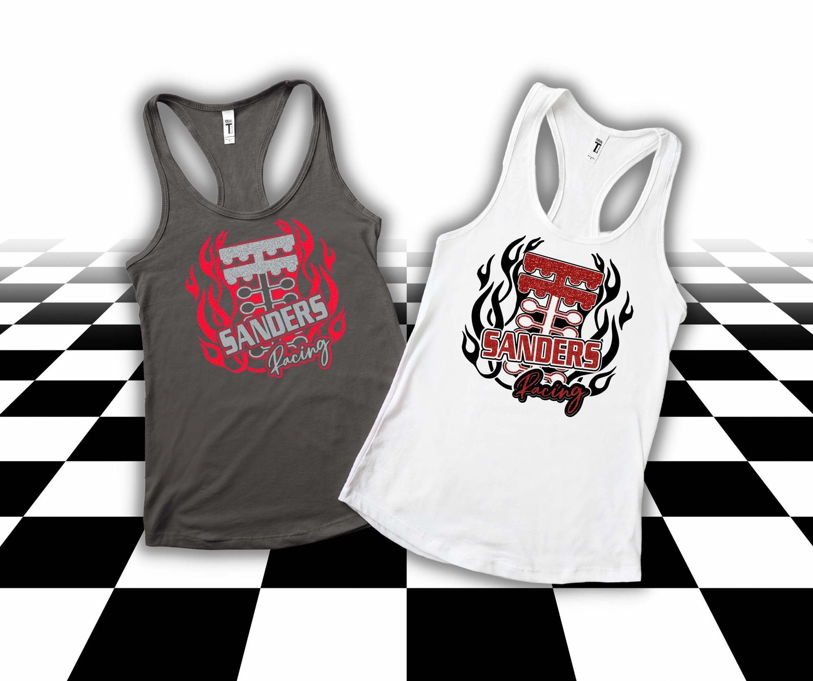 Personalized Drag Racing Hooded Blanket