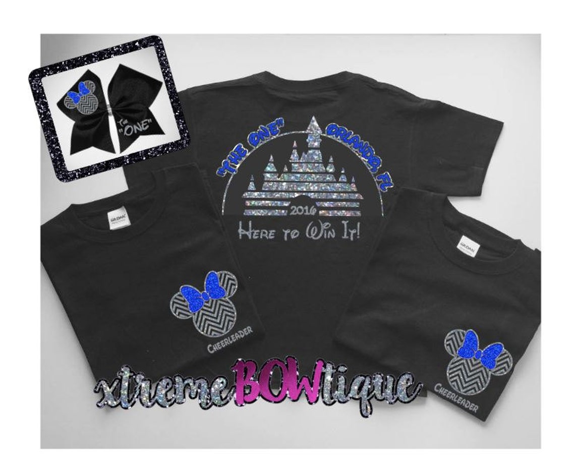 Disney Cheer Shirt Disney Cheer shirts Disney Cheer Gift Etsy