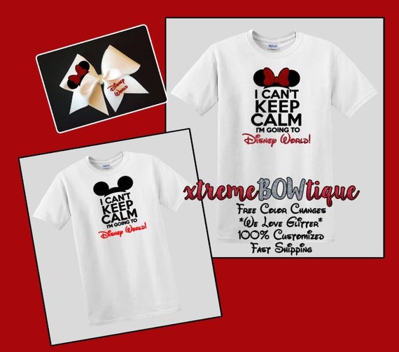 I Can't KEEP CALM, Disney Family Shirts, Custom Disney Shirt, Personalized Disney Shirt, Disney Airplane Shirts, Fast Shipping