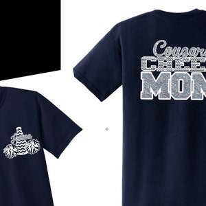 Cheerleader Shirt, Cheer Mom Shirt, Custom Cheerleader Shirt, Personalized Cheer Mom Shirt,  Fast Shipping