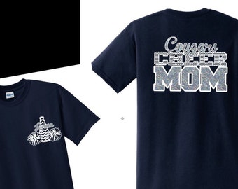 Cheerleader Shirt, Cheer Mom Shirt, Custom Cheerleader Shirt, Personalized Cheer Mom Shirt,  Fast Shipping