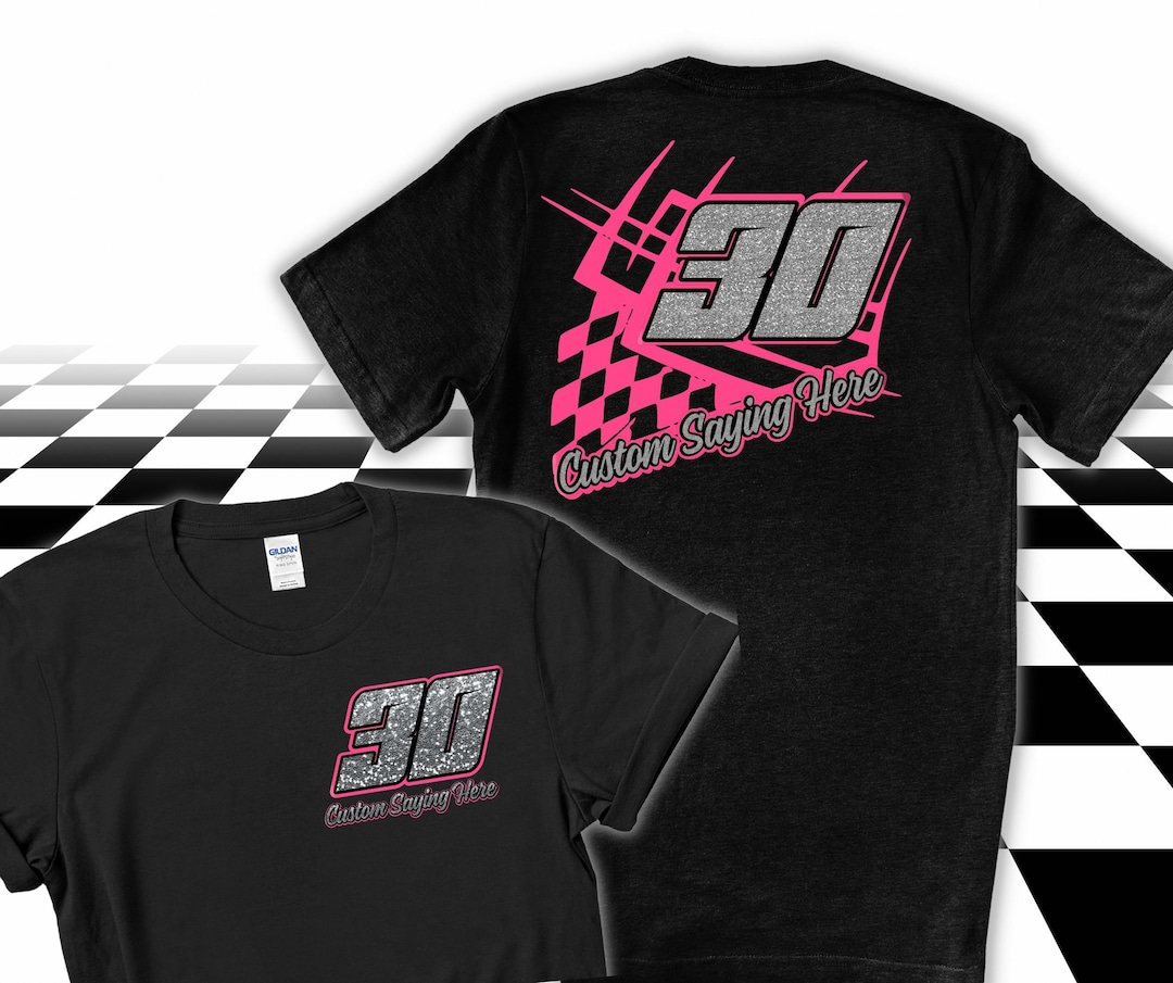 Custom Racing Shirt, Pit Crew, Dirt Track Shirt, Motorcycle Racing, BMX ...