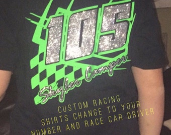 Custom Racing Shirt, Pit Crew, Dirt Track Shirt, Motorcycle Racing, BMX Racing Shirt, Go Kart Racing, MotoCross Racing
