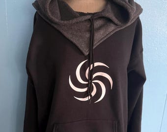 Jade Harley Hoodie Godtier with fleece twin tail hood, ears, pocket