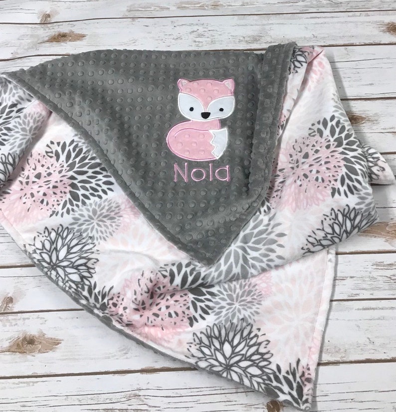 pink fox blanket