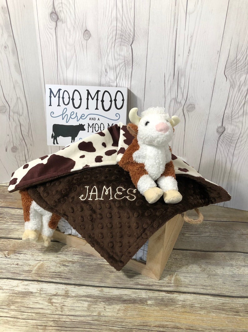 cow security blanket