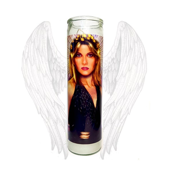 Saint Olivia Prayer Candle, Our Lady of the Neon Lights