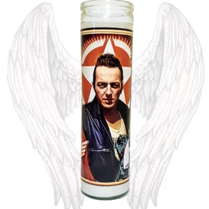 Saint Joe of the Strummers, 7 Day Prayer Candle, Rebel Saint of Revolution Rock