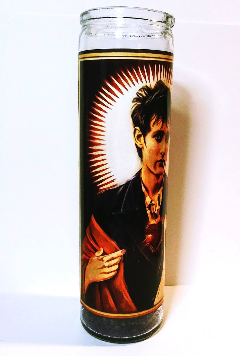 Saint Rowland S Howard Prayer Candle, Post Punk, Music, Patron Saint of the Gloriously Gloomy image 5