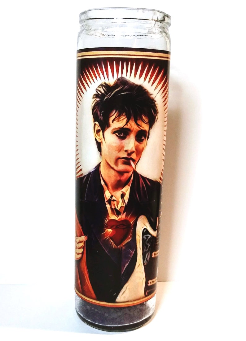 Saint Rowland S Howard Prayer Candle, Post Punk, Music, Patron Saint of the Gloriously Gloomy image 6