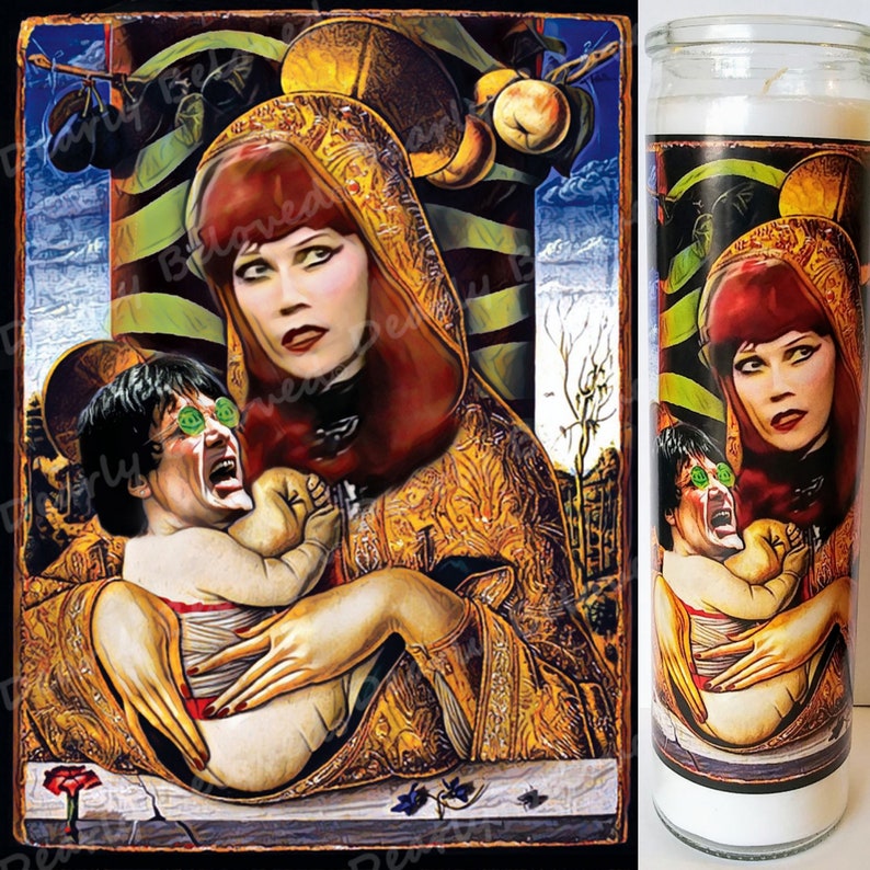 Our Lady and Lord of the Cramps Prayer Candle Lux and Ivy image 1