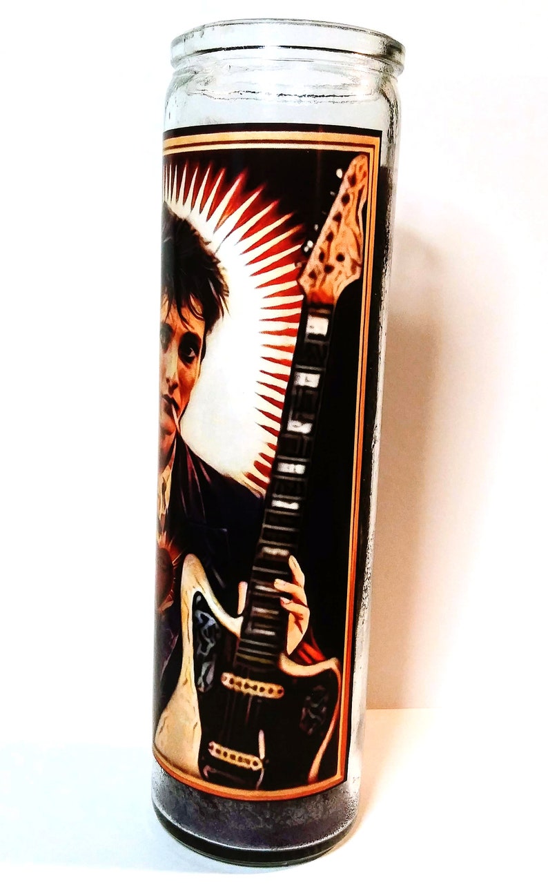 Saint Rowland S Howard Prayer Candle, Post Punk, Music, Patron Saint of the Gloriously Gloomy image 4