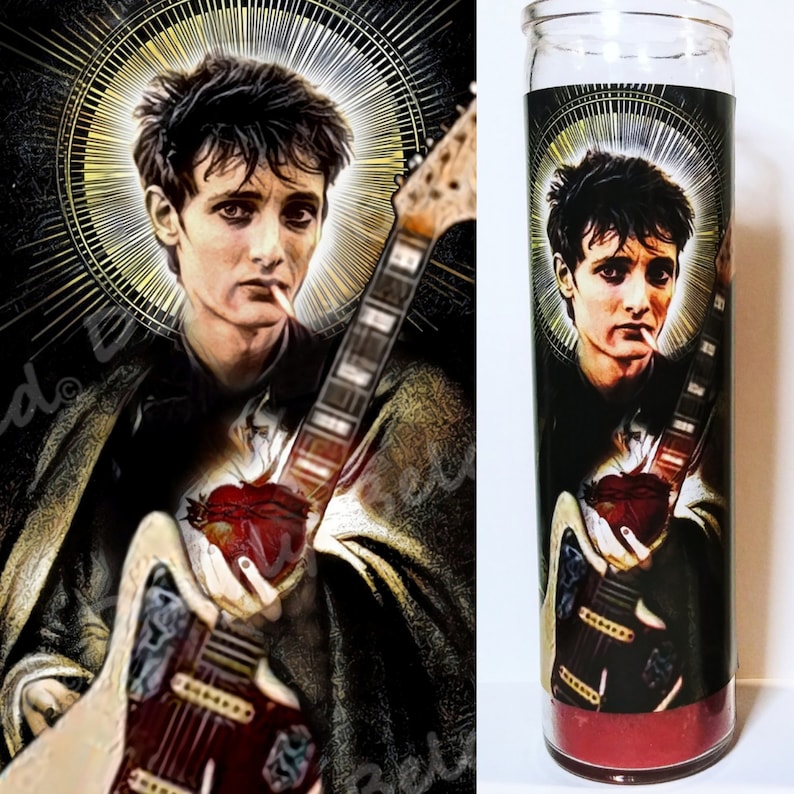 Saint Rowland S Howard Prayer Candle, Post Punk, Music, Patron Saint of the Gloriously Gloomy Darker Theme