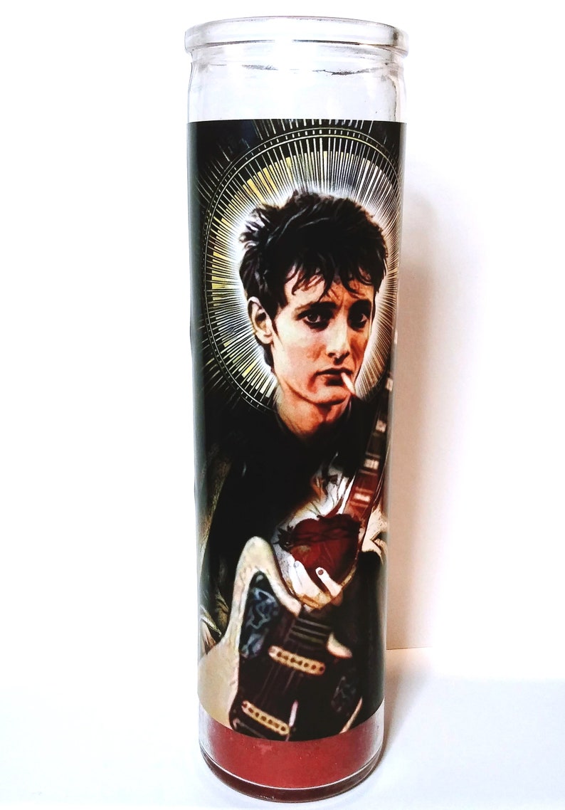 Saint Rowland S Howard Prayer Candle, Post Punk, Music, Patron Saint of the Gloriously Gloomy image 3