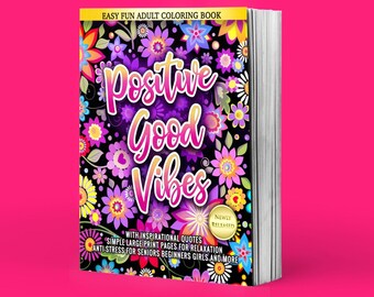 Download Good Vibes Coloring Etsy