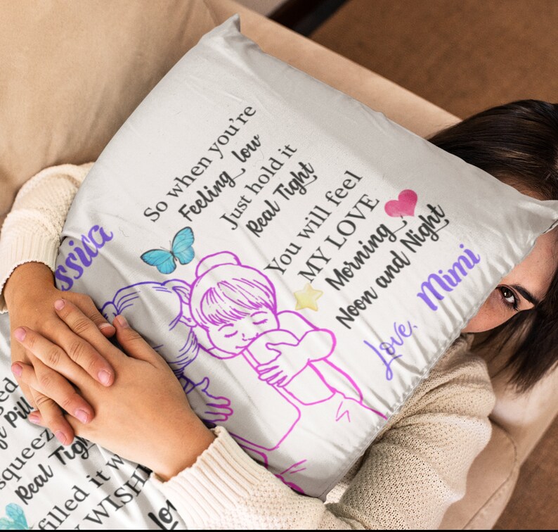 Personalized Custom Pillowcase Gift For Mom Daughter Etsy