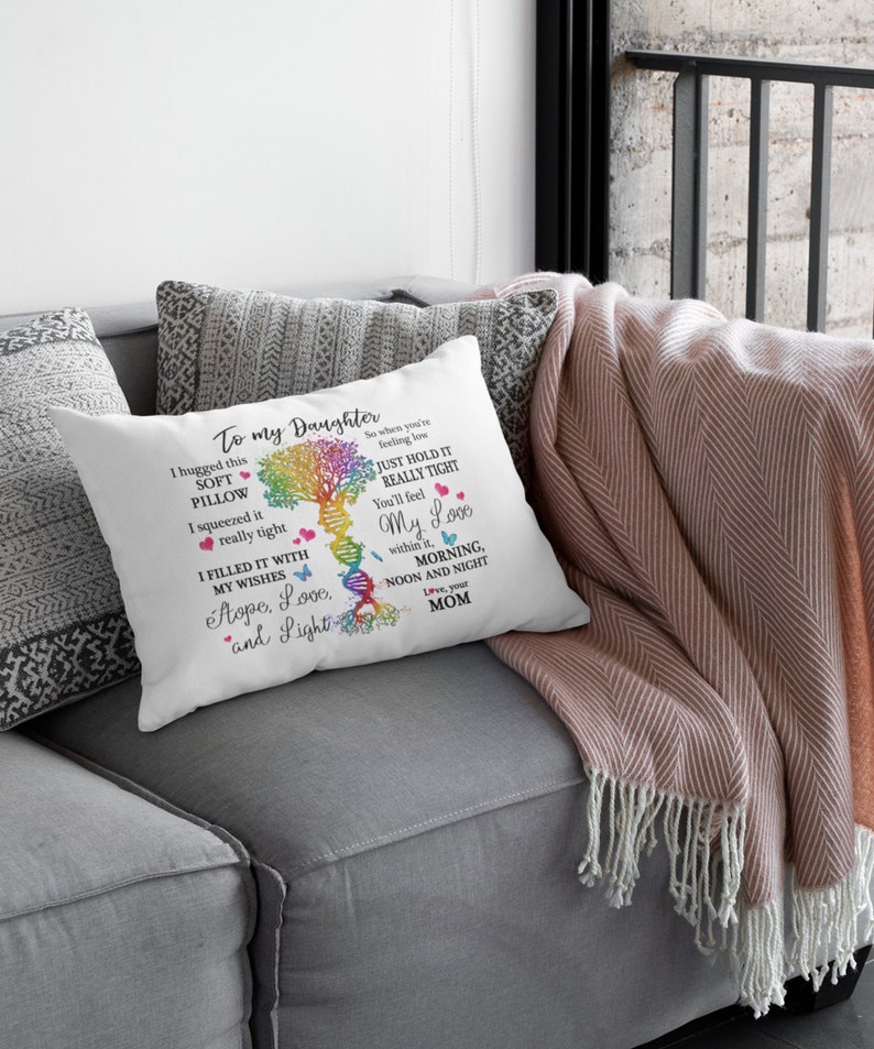 Gift for Daughter Pillowcase Gift From Mother Mom I Love You Etsy