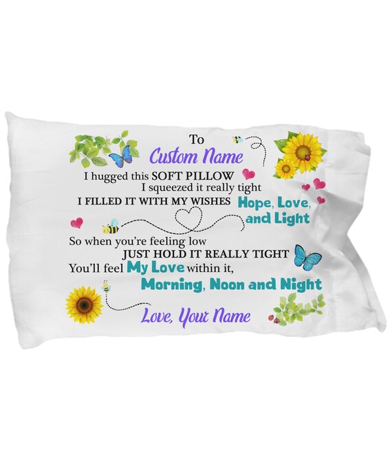 Daughter ZCHXD Throw Pillow Covers Inspirational Gifts Personalized Brithday Gift for Women Girl Her-To My DaughterGranddaughterNieceSister No Matter Where We are