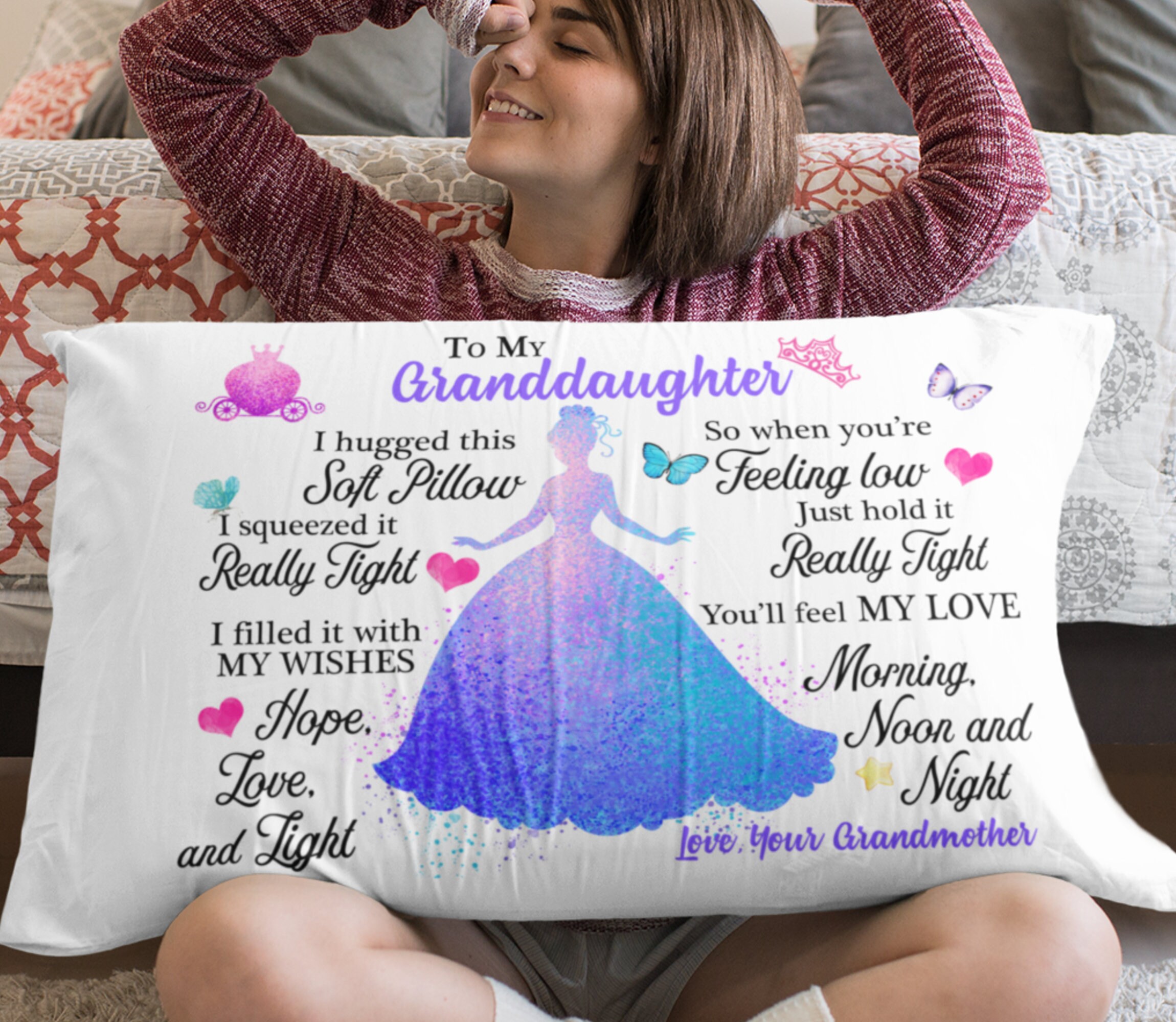 Gift for Granddaughter Princess Pillowcase Gift From Etsy