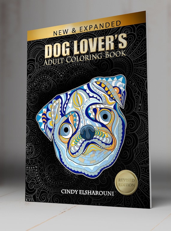 Download Adult Coloring Book Dogs Puppies Dog Animal Color Book Grown Etsy