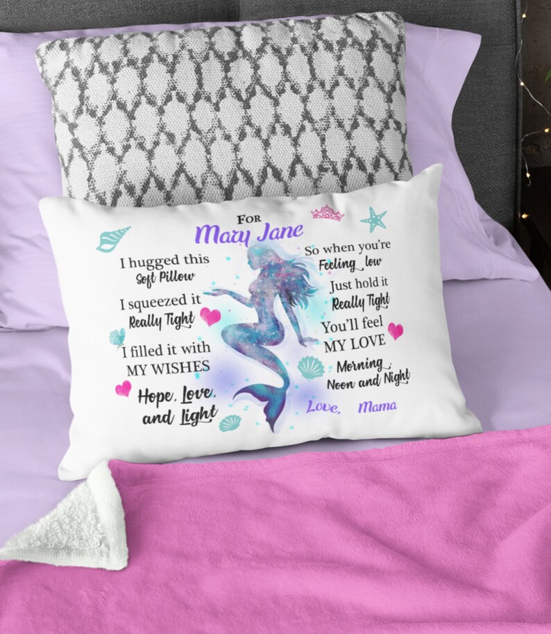 Personalized Custom Pillowcase Gift For From Mom Daughter Etsy