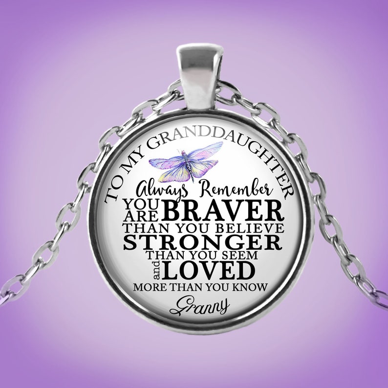 Enkelin Großmutter Geschenk von Oma Armband Familie Zitate ich Etsy